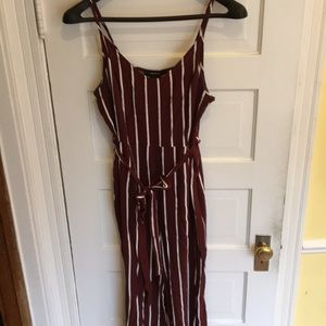 Long, striped romper